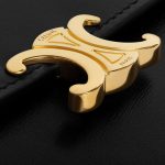 LARGE WALLET TRIOMPHE IN SHINY CALFSKIN BLACK - Image 5